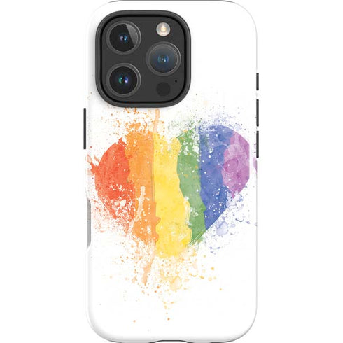 Love Is Love Heart iPhone 16 Pro Max Impact Case