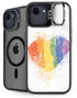 Love Is Love Heart iPhone 16e Kickstand Case