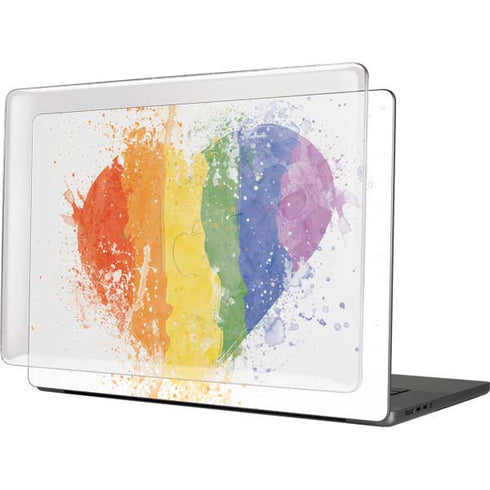 Love Is Love Heart MacBook Cases