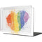 Love Is Love Heart MacBook Cases