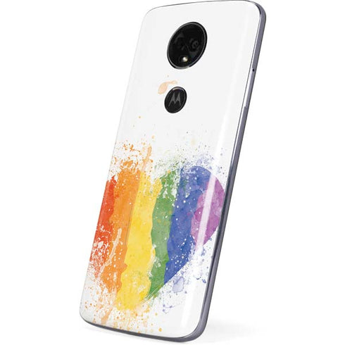 Love Is Love Heart Moto E5 Plus Skin