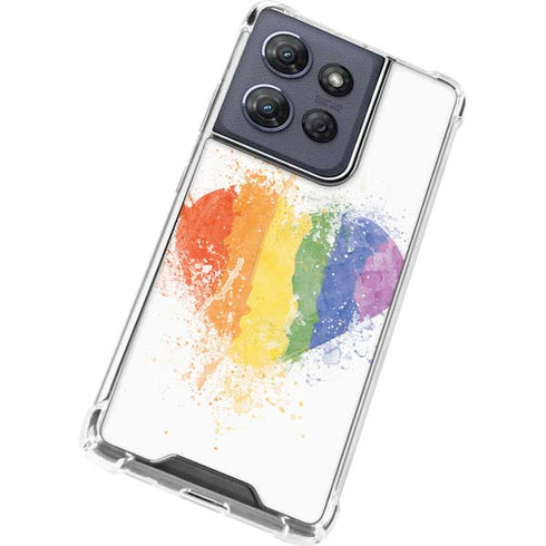 Love Is Love Heart Moto G 5G (2025) Clear Case