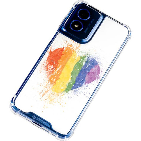 Love Is Love Heart Moto G Play 4G (2024) Clear Case