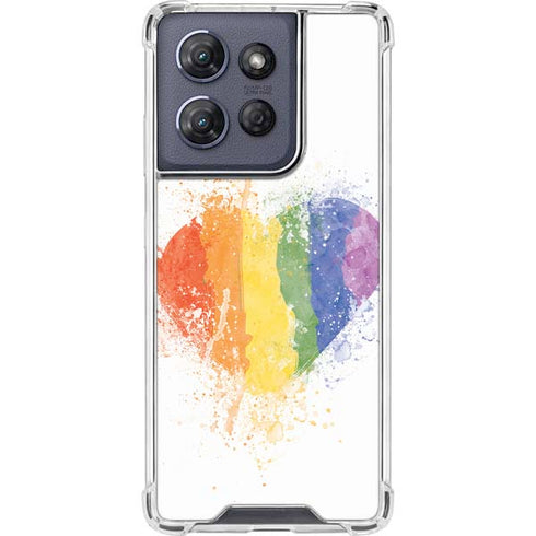 Love Is Love Heart Moto G Power 5G (2025) Clear Case
