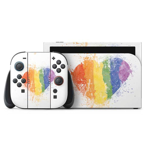 Love Is Love Heart Nintendo Switch 2 (2025) with Joy-Con Skin