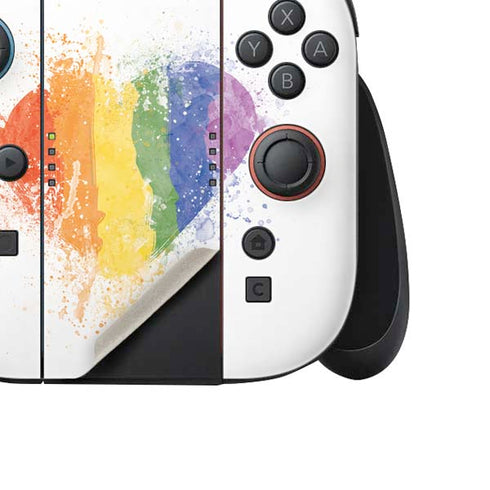 Love Is Love Heart Nintendo Switch 2 (2025) Joy-Con Controller Skin