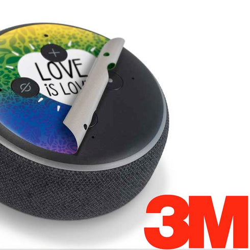 Love Is Love Rainbow Amazon Echo Dot Skin
