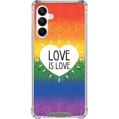 Love Is Love Rainbow Galaxy A16 5G Clear Case
