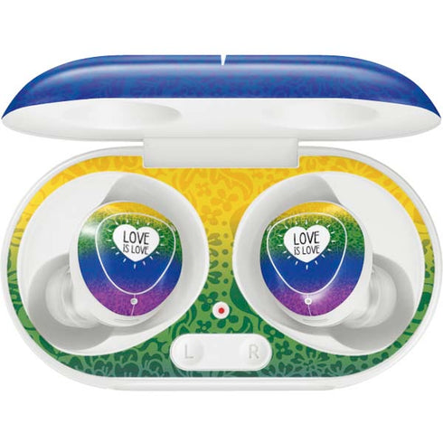 Love Is Love Rainbow Galaxy Buds Plus Skin