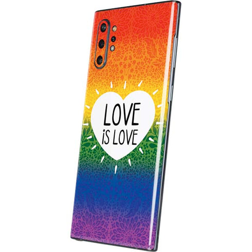 Love Is Love Rainbow Galaxy Note 10 Plus Skin