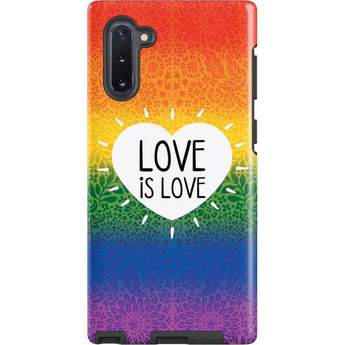 Love Is Love Rainbow Galaxy Cases
