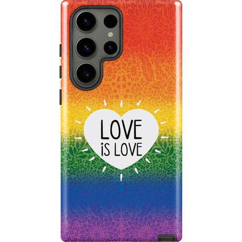 Love Is Love Rainbow Galaxy S23 Ultra Pro Case