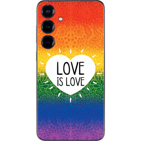 Love Is Love Rainbow Galaxy S25 Plus Skin