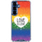 Love Is Love Rainbow Galaxy S25 Clear Case