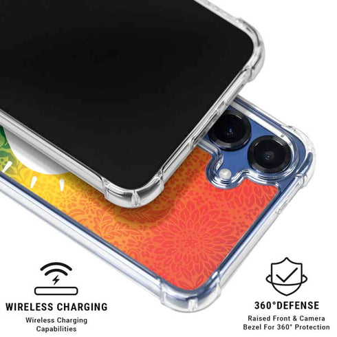 Love Is Love Rainbow Galaxy S25 Plus Clear Case