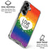 Love Is Love Rainbow Galaxy S26 Clear Case
