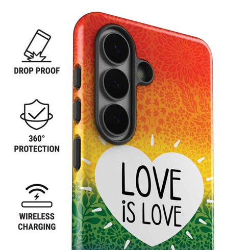Love Is Love Rainbow Galaxy S26 Plus Impact Case