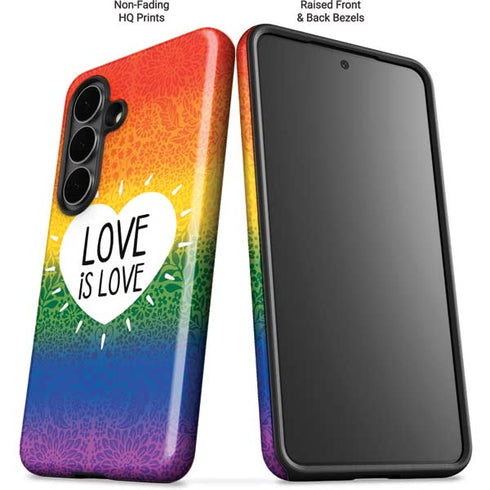 Love Is Love Rainbow Galaxy S26 Plus Impact Case
