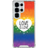 Love Is Love Rainbow Galaxy S26 Ultra Clear Case