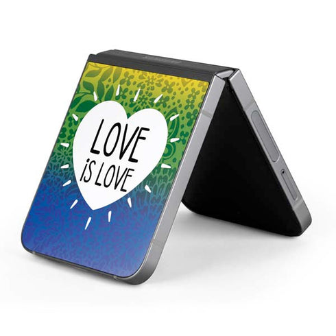 Love Is Love Rainbow Galaxy Z Flip6 Skin