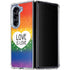 Love Is Love Rainbow Galaxy Z Fold5 5G Clear Case
