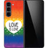 Love Is Love Rainbow Galaxy Z Fold5 5G Skin