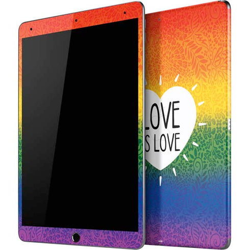 Love Is Love Rainbow iPad Skins