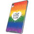 Love Is Love Rainbow iPad 11th Gen (2025) Clear Case