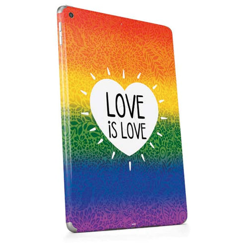 Love Is Love Rainbow Apple iPad Skin
