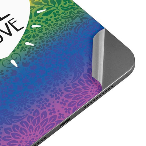 Love Is Love Rainbow Apple iPad Mini Skin