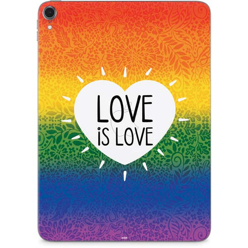 Love Is Love Rainbow Apple iPad Pro Skin