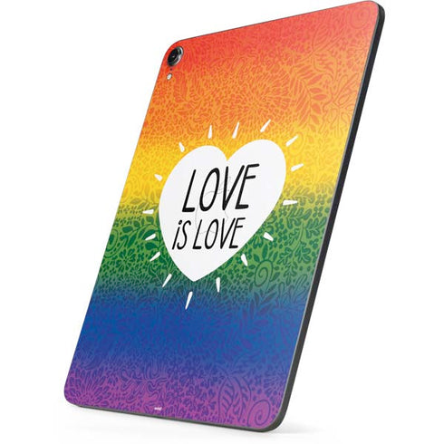 Love Is Love Rainbow Apple iPad Pro Skin