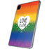 Love Is Love Rainbow iPad Pro 11in (2024) Clear Case