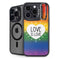 Love Is Love Rainbow iPhone 13 Pro Max Kickstand Case