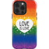 Love Is Love Rainbow iPhone 15 Pro Impact Case