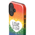 Love Is Love Rainbow iPhone 16 Impact Case