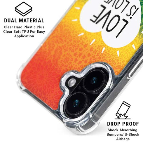 Love Is Love Rainbow iPhone 16 MagSafe Case