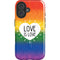 Love Is Love Rainbow iPhone 16 Magsafe Impact Case