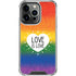 Love Is Love Rainbow iPhone 16 Pro Clear Case