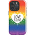 Love Is Love Rainbow iPhone 16 Pro Impact Case