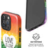 Love Is Love Rainbow iPhone 16 Pro Magsafe Impact Case