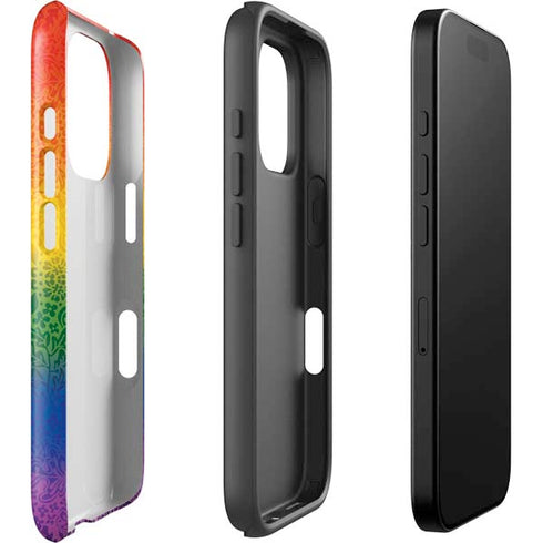 Love Is Love Rainbow iPhone 16 Pro Max Impact Case