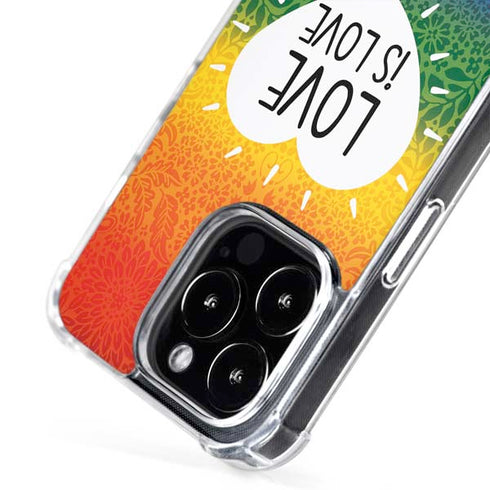 Love Is Love Rainbow iPhone 16 Pro Max MagSafe Case