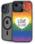 Love Is Love Rainbow iPhone 16e Kickstand Case