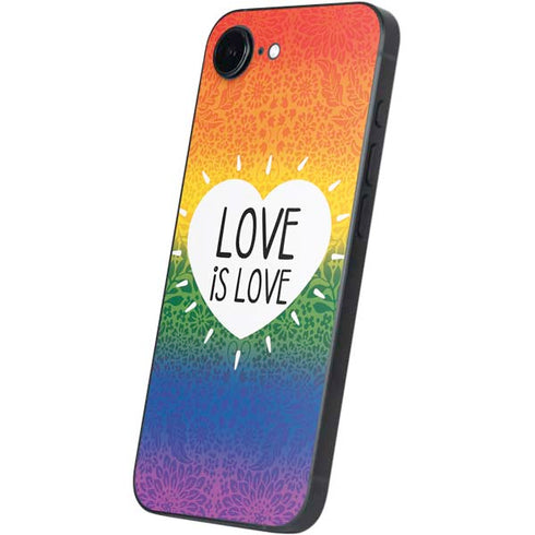 Love Is Love Rainbow iPhone 16e Skin