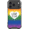 Love Is Love Rainbow iPhone 18 Pro Clear Case