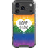Love Is Love Rainbow iPhone 18 Pro Clear Case