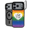 Love Is Love Rainbow iPhone 18 Pro Kickstand Case