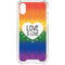 Love Is Love Rainbow iPhone XS Clear Case