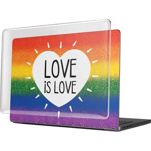 Love Is Love Rainbow MacBook Pro 14in (2021-24) Case plus Skin